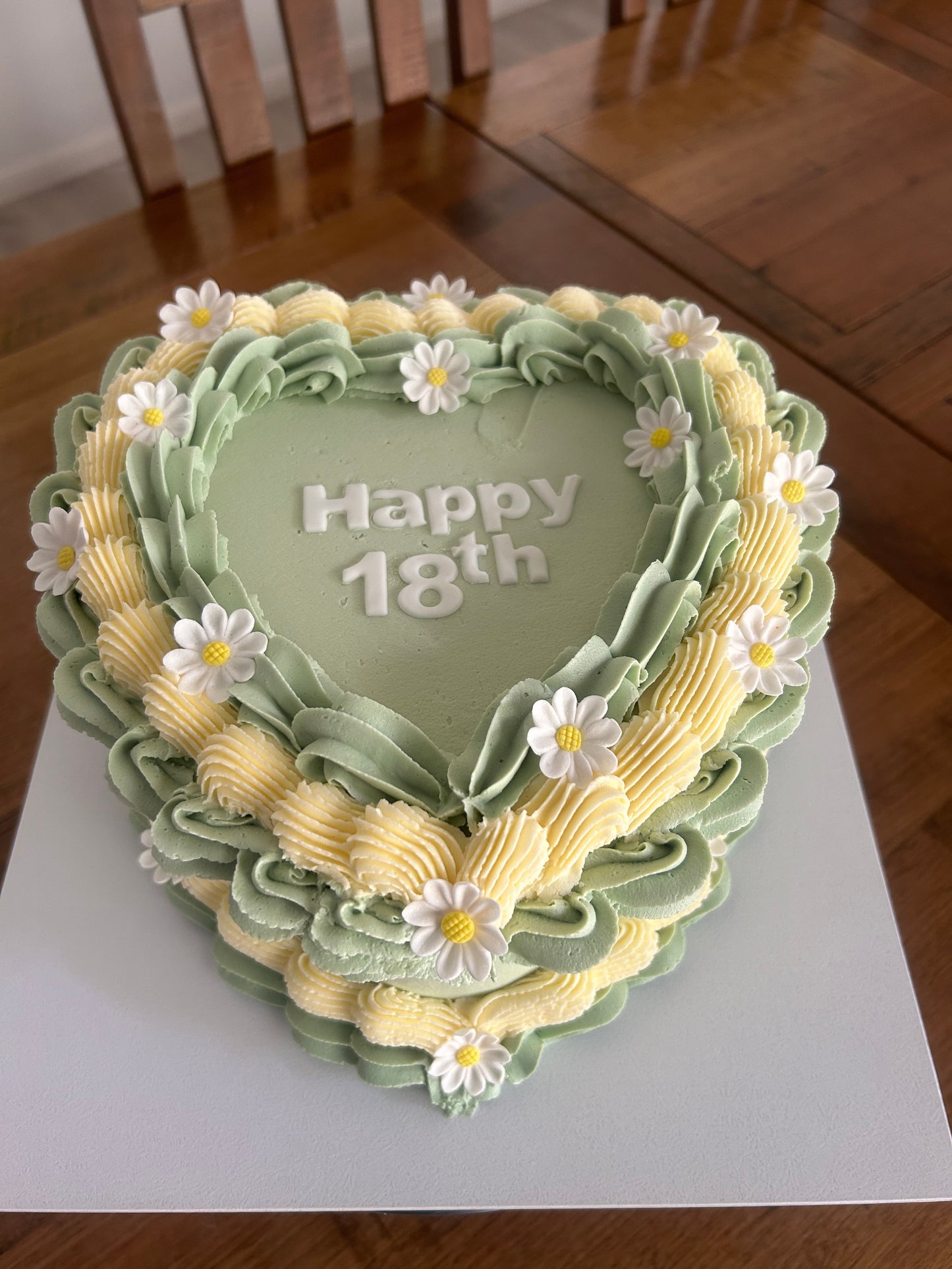 Vintage Heart Cake