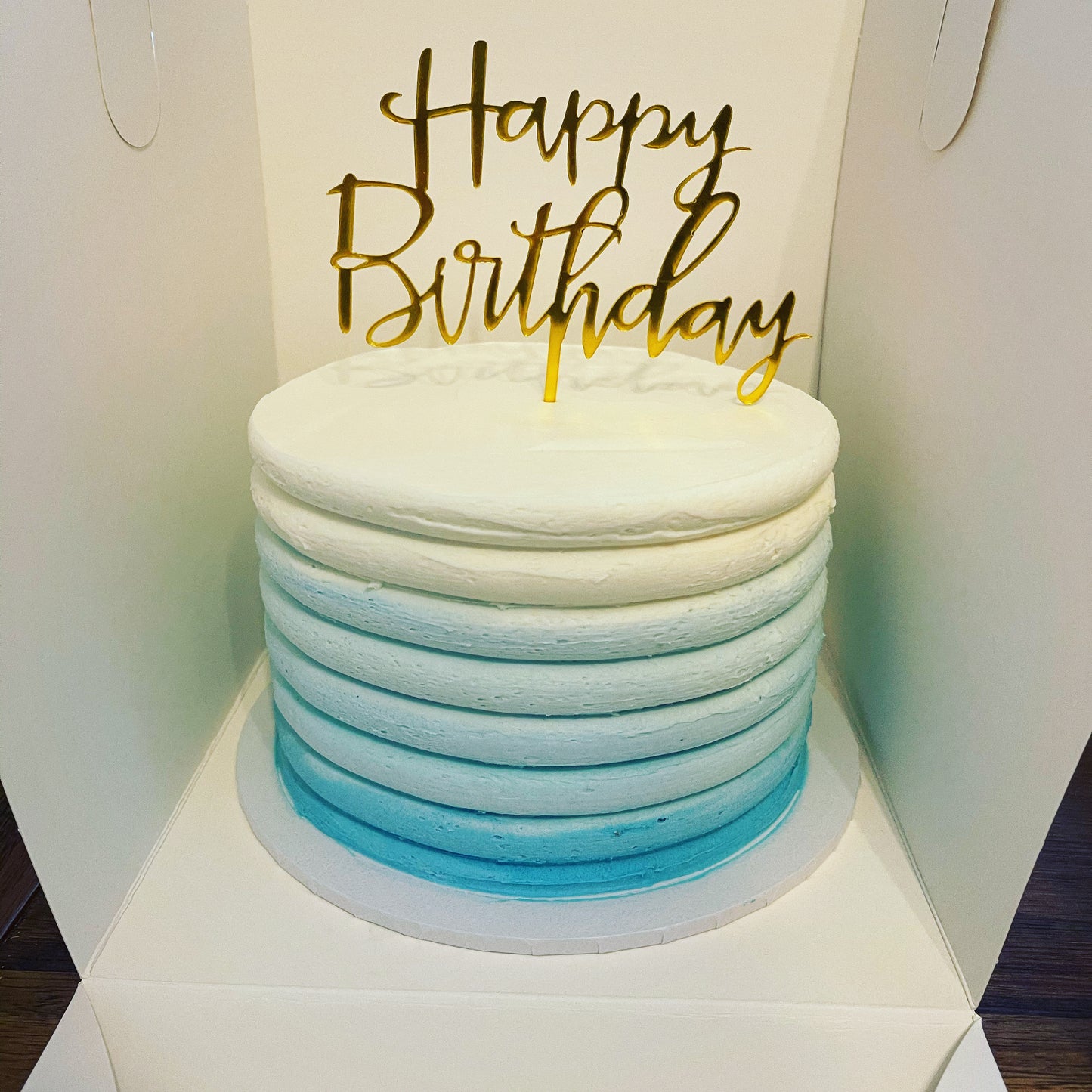 Ombre Birthday Cake