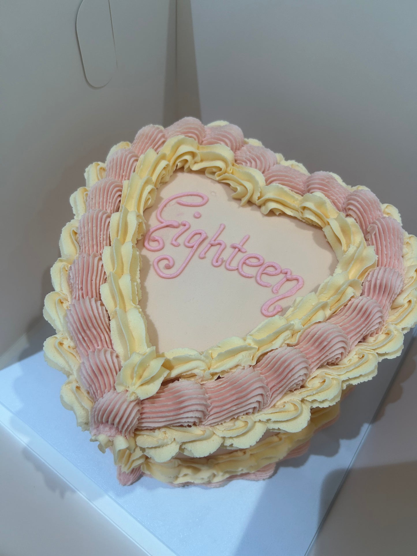 Vintage Heart Cake