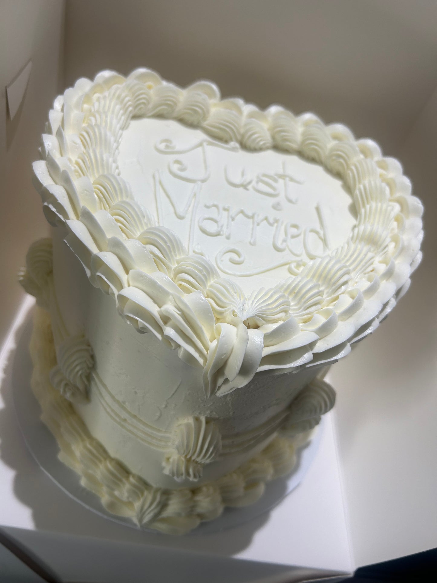Vintage Heart Cake