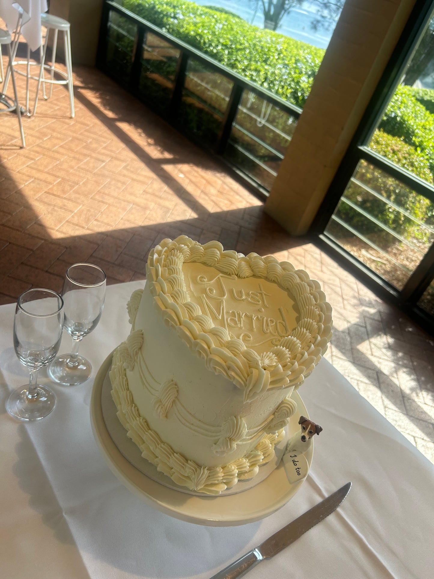 Vintage Heart Cake