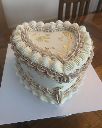 Vintage Heart Cake