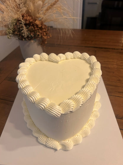 Vintage Heart Cake