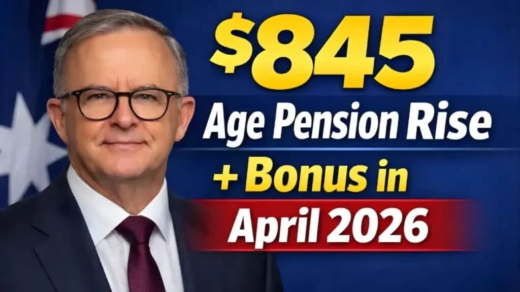$845 Age Pension Rise in April 2026: What Australian Retirees Need to Know About the Latest Increase